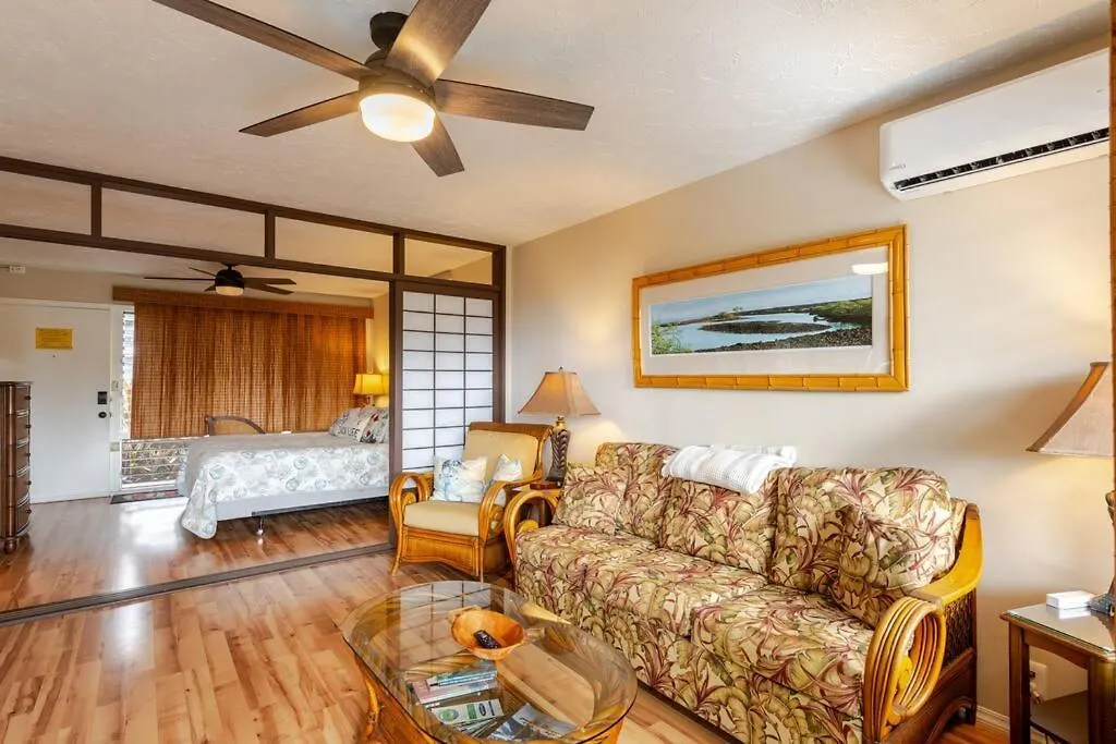 Peek-A-Boo Ocean View 1Br1Ba Ac Condo Kona Shores Kailua-Kona Apartamento
