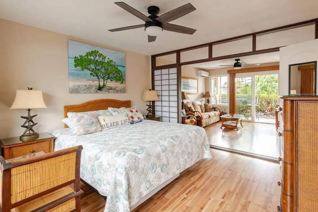 Peek-A-Boo Ocean View 1Br1Ba Ac Condo Kona Shores Kailua-Kona